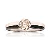 18CT WHITE GOLD CHAMPAGNE DIAMOND RING at Ross's Online Art Auctions