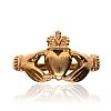 9CT GOLD CLADDAGH RING at Ross's Online Art Auctions