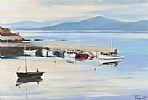COUNTY DOWN FISHING BOATS by Frank Fitzsimons at Ross's Online Art Auctions