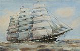 THE TALL SHIP, MAGQUARIE by George Shaw at Ross's Online Art Auctions