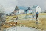 A WET OCTOBER DAY by William James Watson at Ross's Online Art Auctions