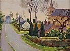 THE PATH NEAR THE CHURCH by Henry Echlin Neill RUA at Ross's Online Art Auctions