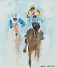 HORSE RACING by Dennis Orme Shaw at Ross's Online Art Auctions