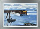 AN IRISH HARBOUR by Frank Fitzsimons at Ross's Online Art Auctions