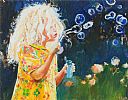 BLOWING BUBBLES by Black at Ross's Online Art Auctions