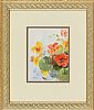 BUTTERFLY & POPPIES by Joseph Hynes at Ross's Online Art Auctions