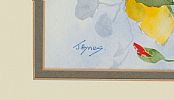 BUTTERFLY & POPPIES by Joseph Hynes at Ross's Online Art Auctions