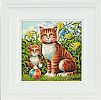 TWO CATS by J. Dolan at Ross's Online Art Auctions