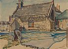 THE OLD CHURCH by Olive Henry RUA at Ross's Online Art Auctions