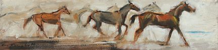 MUSTANGS by Con Campbell at Ross's Online Art Auctions