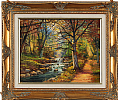 RIVER IN TOLLYMORE FOREST by William Yeaman at Ross's Online Art Auctions