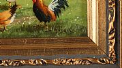 CHICKENS IN A FARMYARD by J. Meyer at Ross's Online Art Auctions