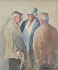 THREE FARMERS by Tom Stephenson at Ross's Online Art Auctions