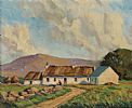 AN IRISH COTTAGE by J. M. Herron at Ross's Online Art Auctions