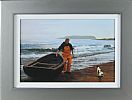COUNTY ANTRIM FISHERMAN by Keith Glasgow at Ross's Online Art Auctions