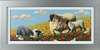 SHEEP & THE SHEEPDOG by Ronald Keefer at Ross's Online Art Auctions