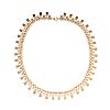 9CT GOLD FANCY-LINK NECKLACE at Ross's Online Art Auctions