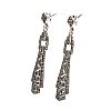 STERLING SILVER MARCASITE EARRINGS at Ross's Online Art Auctions