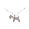 STELRING SILVER DOG PENDANT & CHAIN at Ross's Online Art Auctions