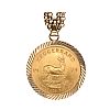 9CT GOLD MOUNTED KRUGERRAND NECKLACE at Ross's Online Art Auctions