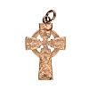 9CT ROSE GOLD CROSS PENDANT at Ross's Online Art Auctions