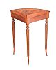 INLAID MAHOGANY CORNER TABLE at Ross's Online Art Auctions