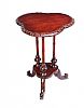 VICTORIAN STYLE MAHOGANY LAMP TABLE at Ross's Online Art Auctions