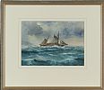 ROUGH SEAS by William A. Hume at Ross's Online Art Auctions