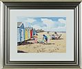 BEACH HUTS by Kenny Hayes at Ross's Online Art Auctions