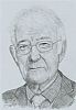 PORTRAIT STUDY OF SEAMUS HEANEY by Andy Saunders at Ross's Online Art Auctions