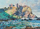 DUNLUCE CASTLE by John Wright at Ross's Online Art Auctions