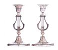 PAIR OF SCOTTISH SILVER CANDLESTICKS at Ross's Online Art Auctions