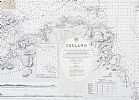 FRAMED BLACK & WHITE MAP OF IRELAND at Ross's Online Art Auctions