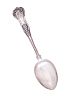 FIVE SHEFFIELD SILVER DESSERT SPOONS at Ross's Online Art Auctions